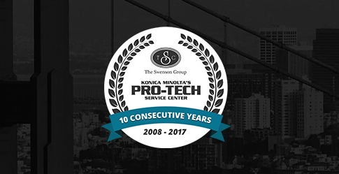The Swenson Group Selected Pro-Tech Service Award Recipient for 10th Year in a Row